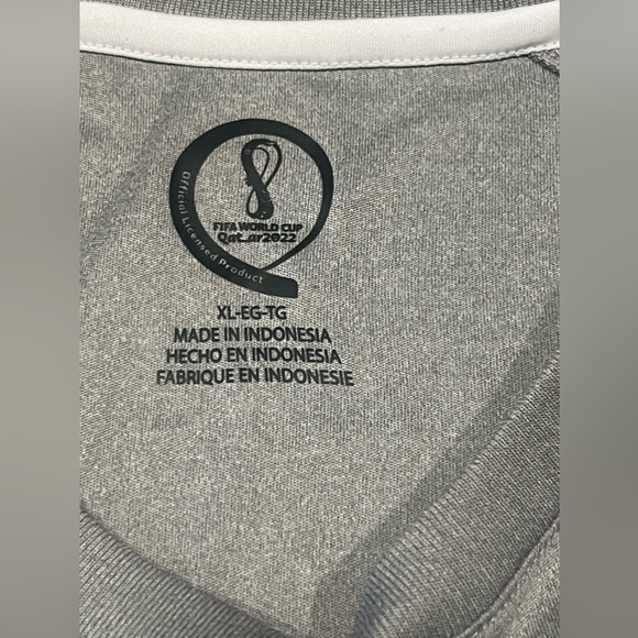 Germany FIFA World Cup Qatar 2022 Men’s Shirt Size XL NEW Grey - Picture 3 of 7